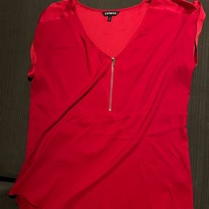 Express Red blouse size XL